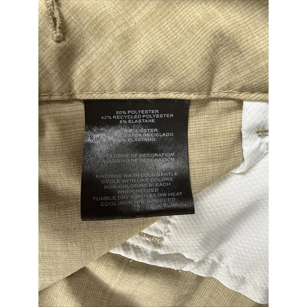 Hang Ten Mens 40 Hybrid Shorts Tan Stretch Performance Board Shorts RN147446